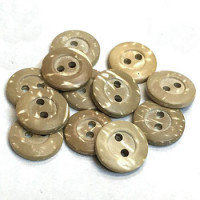 CO-210-D Bleached Coconut Shirt Button, Priced by the Dozen